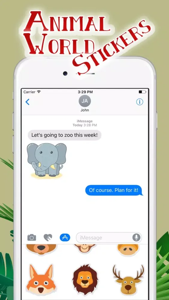 Capturas de pantalla de Animal World Stickers