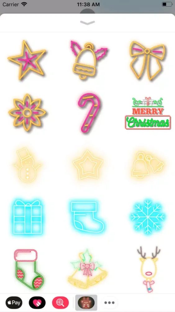 Christmas Lighten Stickers Screenshots