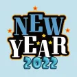 New Year 2022 Eve Stickers New Year 2022 Eve Stickers