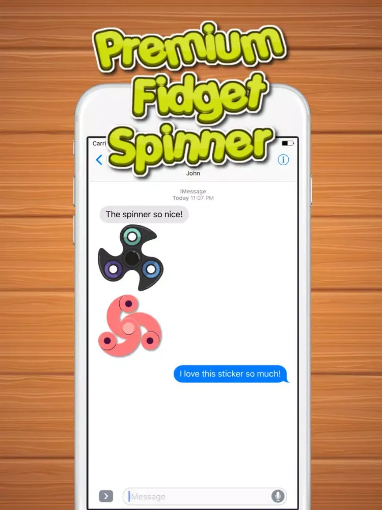 Capturas de tela do Premium Fidget Spinner – Collection Stickers iPad 