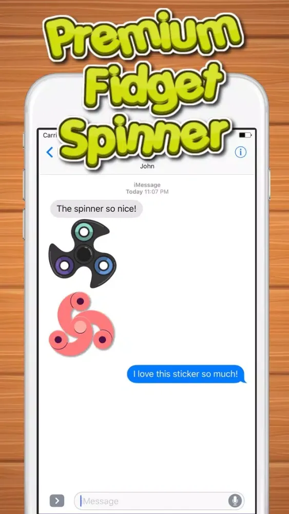 Capturas de tela do Premium Fidget Spinner – Collection Stickers