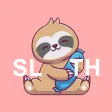 Sleepy Sloth Stickers