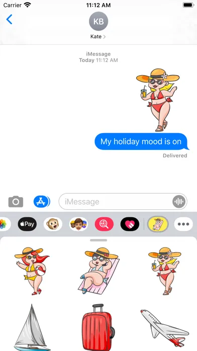 Enjoy Summer Holiday Stickers應用截圖