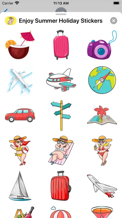Enjoy Summer Holiday Stickers應用截圖