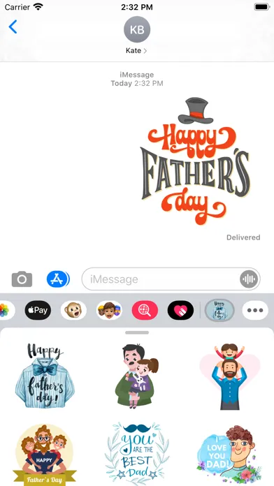 Скриншоты My Dear Father's Day Stickers