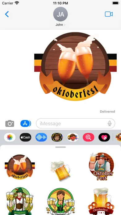 Tradition Oktoberfest Stickers سکرین شاٹس