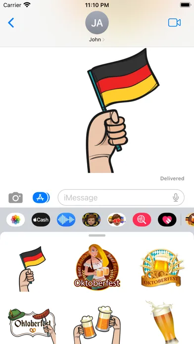 Tradition Oktoberfest Stickers سکرین شاٹس