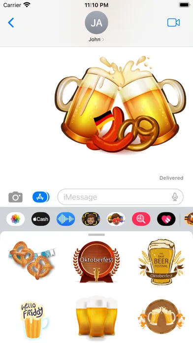 Tradition Oktoberfest Stickers سکرین شاٹس