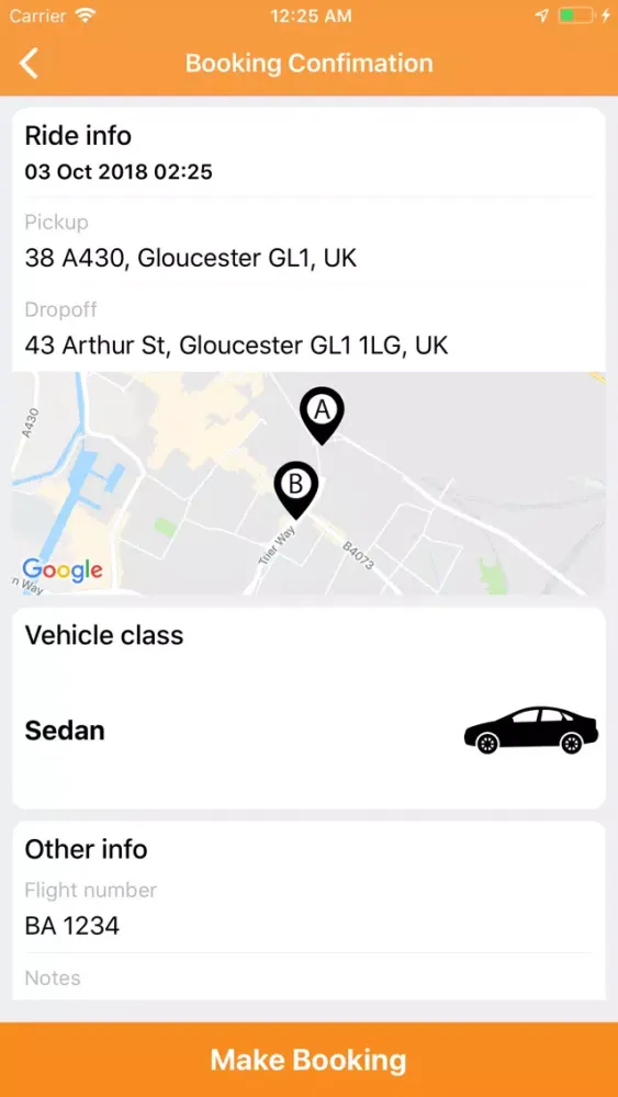 321 Taxis & Private Hire स्क्रीनशॉट