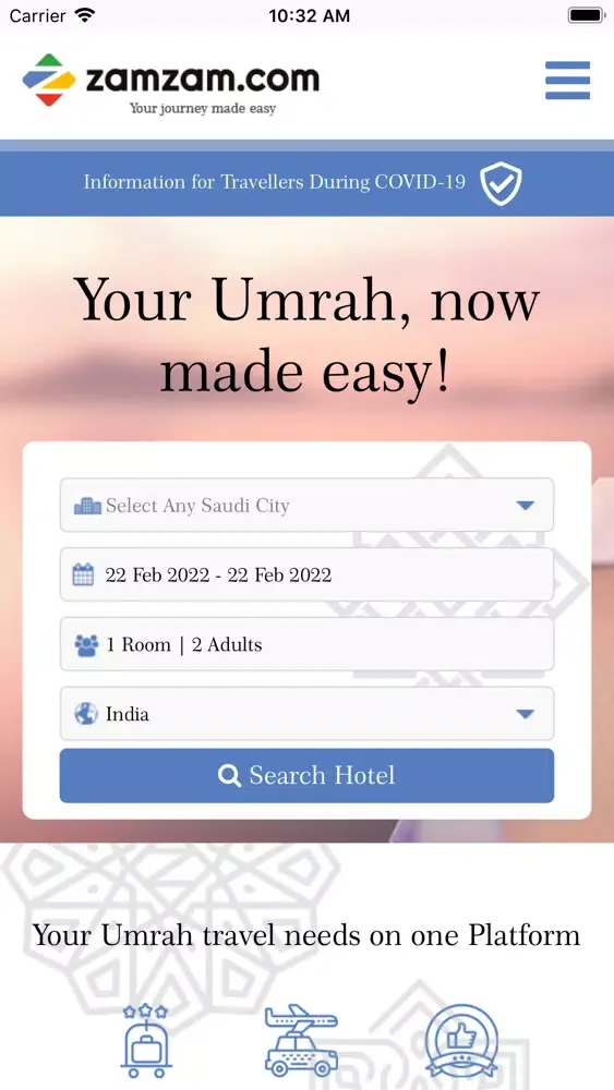 Zamzam.com سکرین شاٹس