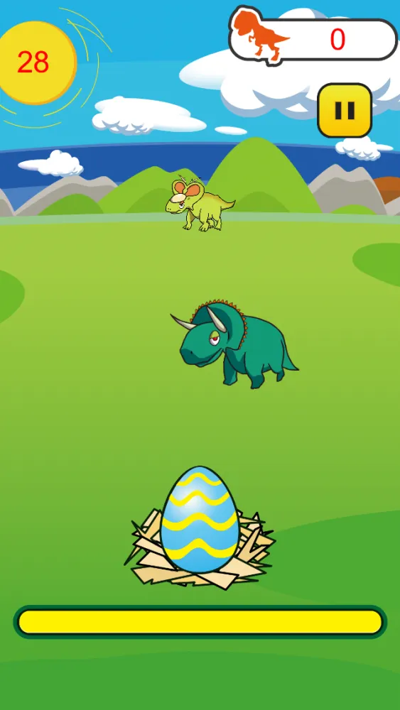 Ảnh chụp màn hình của Dino Hunter! Defeat the dinosaur. Kids free app