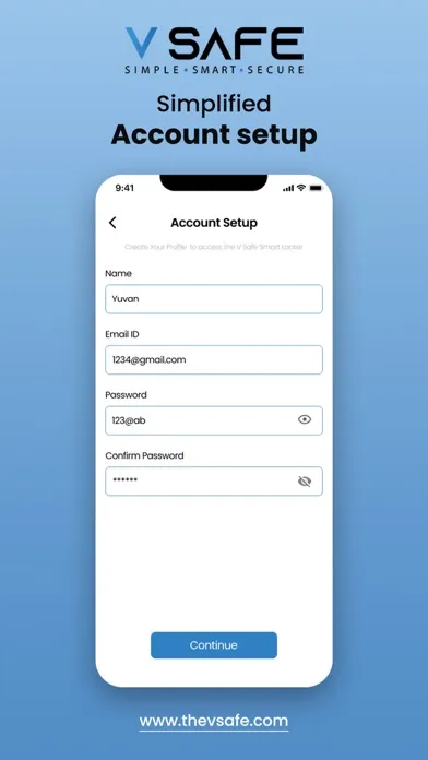 Capturas de tela do V SAFE: SMART LOCKER