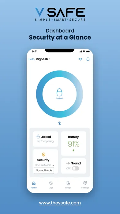 Capturas de tela do V SAFE: SMART LOCKER