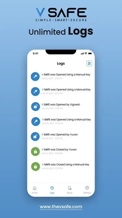 Capturas de tela do V SAFE: SMART LOCKER