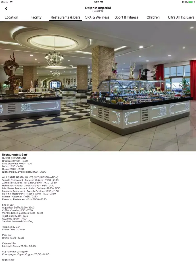 Delphin Hotels Resorts iPad  Screenshots