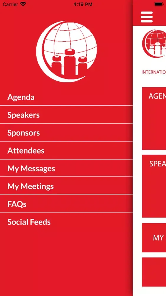 Capturas de tela do Global Forum on TB Vaccines
