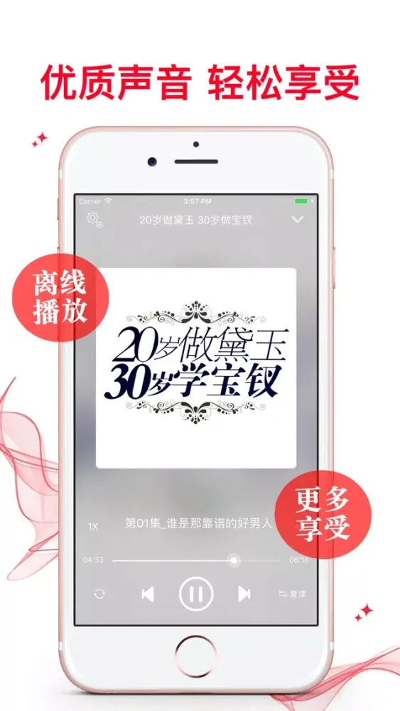 Tangkapan layar [有声]20岁做黛玉 30岁做宝钗-非听不可