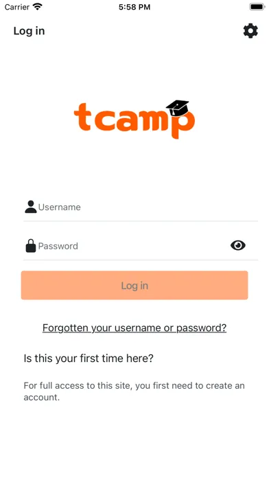 Captures d'écran de tCamp