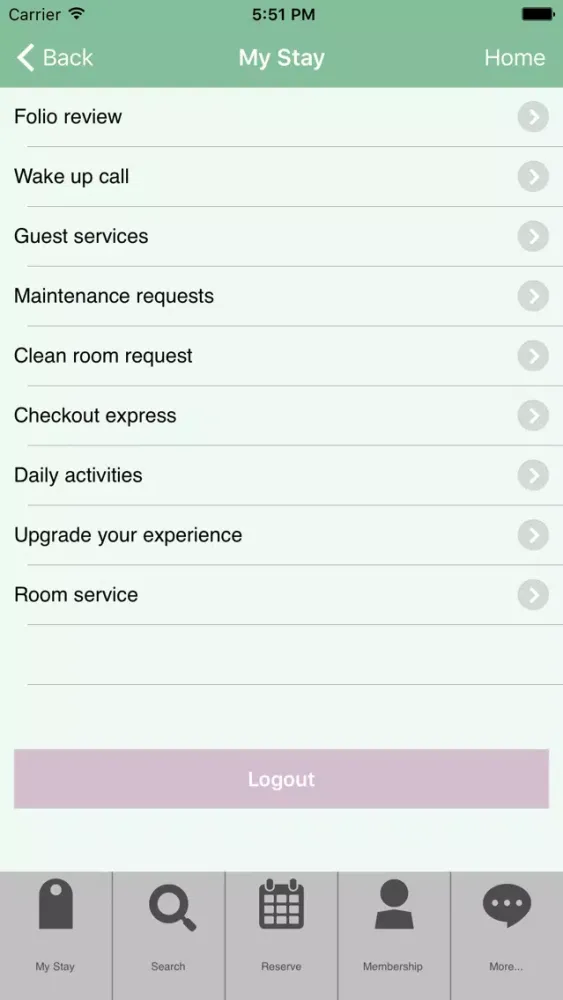 Capturas de pantalla de Gamma Hoteles