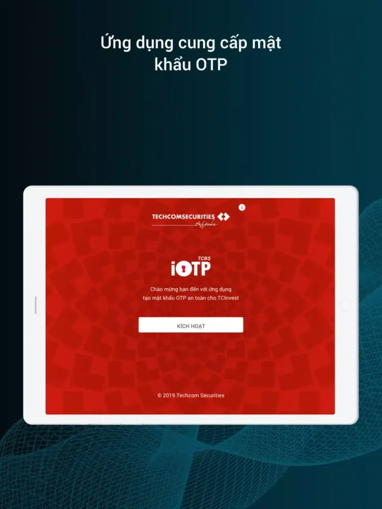 Capturas de tela do TCBS iOTP iPad 