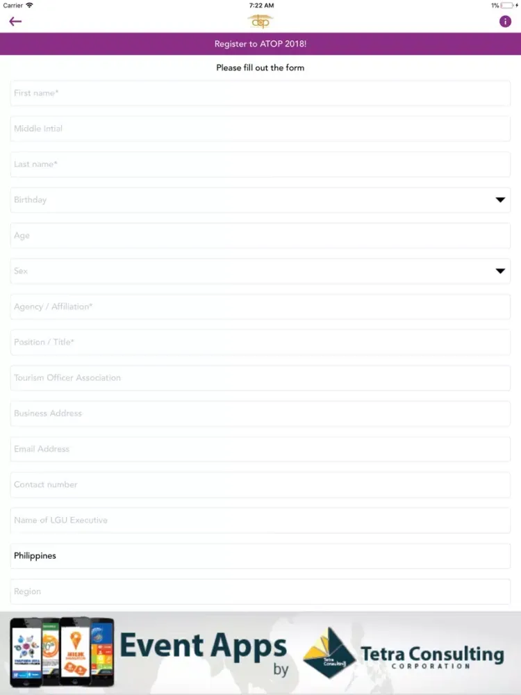 Tangkapan skrin ATOP Navigator iPad 