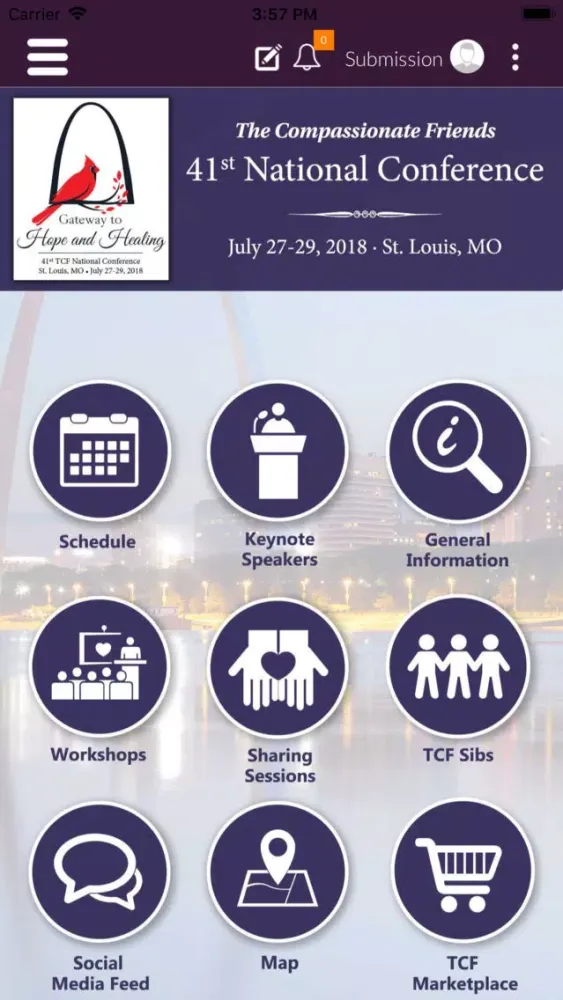 Capturas de pantalla de TCF National Conference