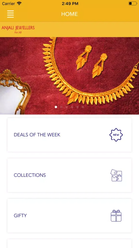 Tangkapan layar Anjali Jewellers