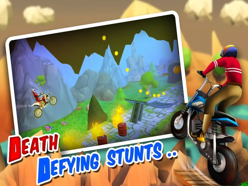 Скриншоты Action Bike Stunt Rider Racing - Real Test Driving Game iPad 