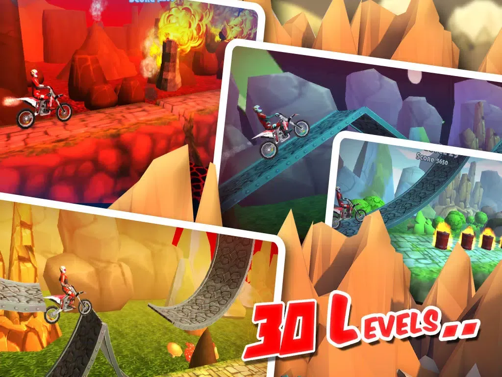 Скриншоты Action Bike Stunt Rider Racing - Real Test Driving Game iPad 