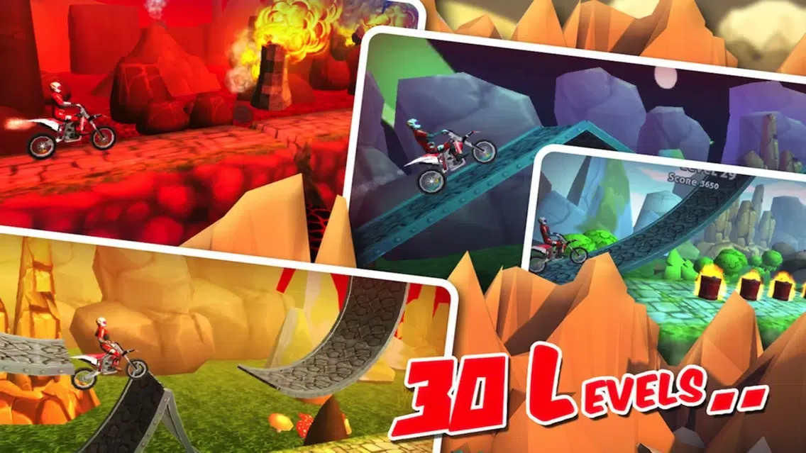 Скриншоты Action Bike Stunt Rider Racing - Real Test Driving Game