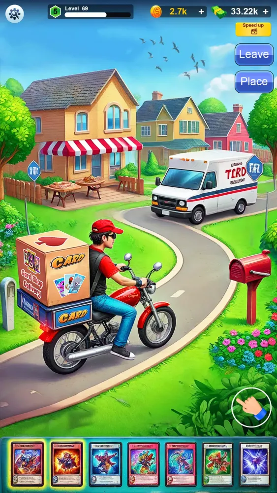 Captures d'écran de TCG Card Shop Delivery Game