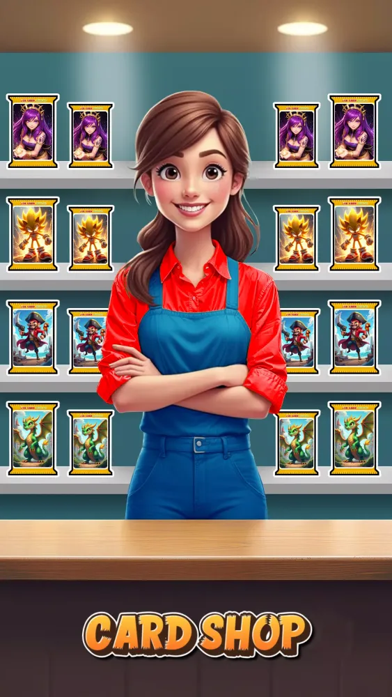 Captures d'écran de TCG Card Shop Delivery Game