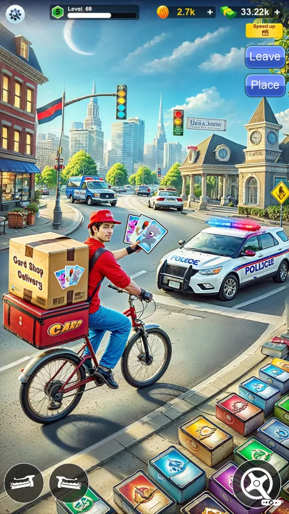 Captures d'écran de TCG Card Shop Delivery Game