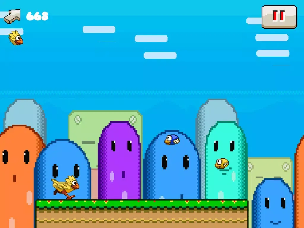 Tangkapan skrin Flappy Run - Impossible Tiny Jump-y Bird Adventure Racing Multiplayer Free by Top Crazy Games iPad 