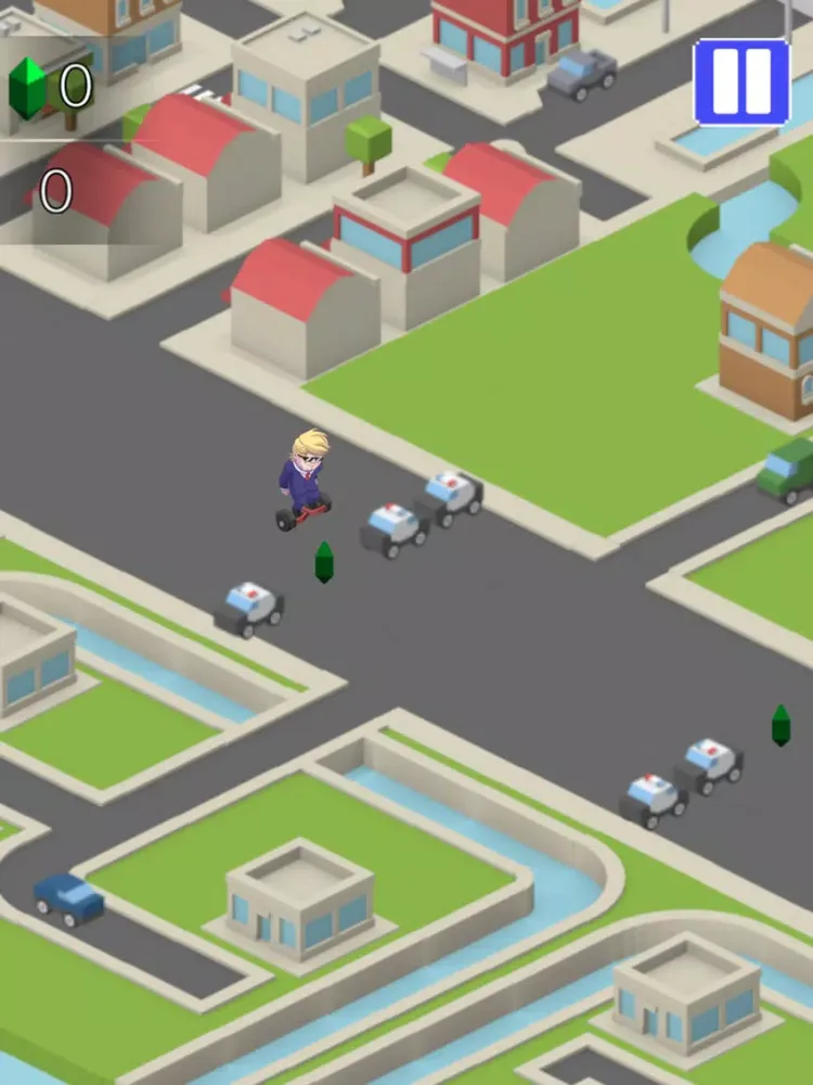 Screenshot di Trump Hoverboard Sim - Mannequin Race Challenge iPad 