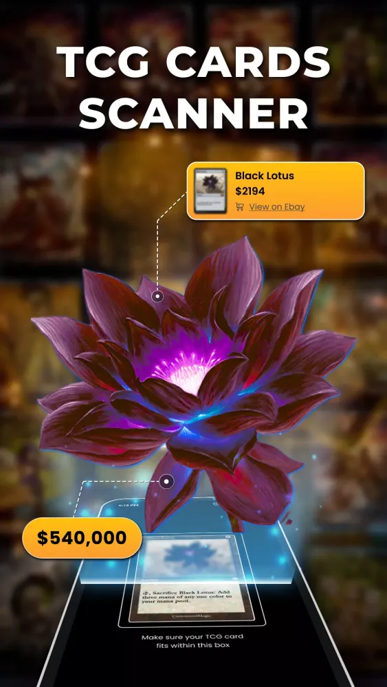Capturas de tela do TCG Card Scanner - MTG Value