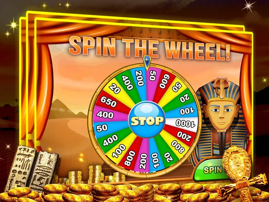 A Pharaoh's Gold Las Vegas Progressive Casino Slots iPad  スクリーンショット
