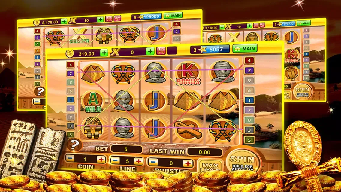 A Pharaoh's Gold Las Vegas Progressive Casino Slots スクリーンショット