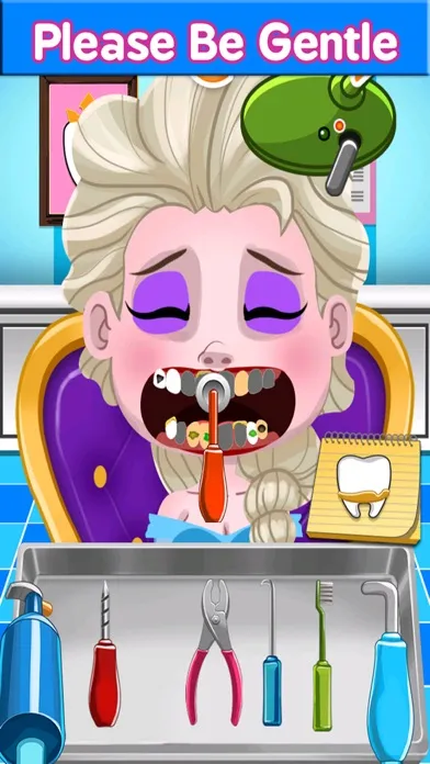 Capturas de tela do Dentist Princess Teeth Care