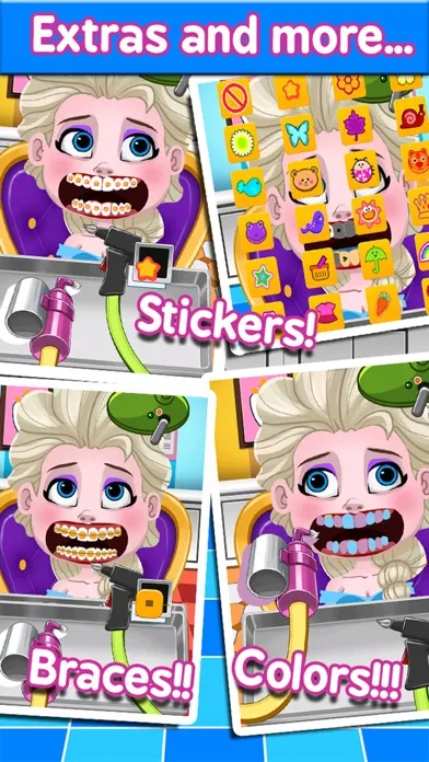 Capturas de tela do Dentist Princess Teeth Care