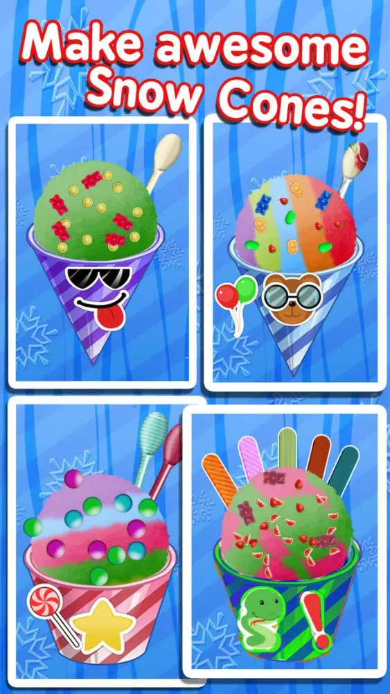 صور Awesome Snow Cone Frozen Ice Food Dessert Maker