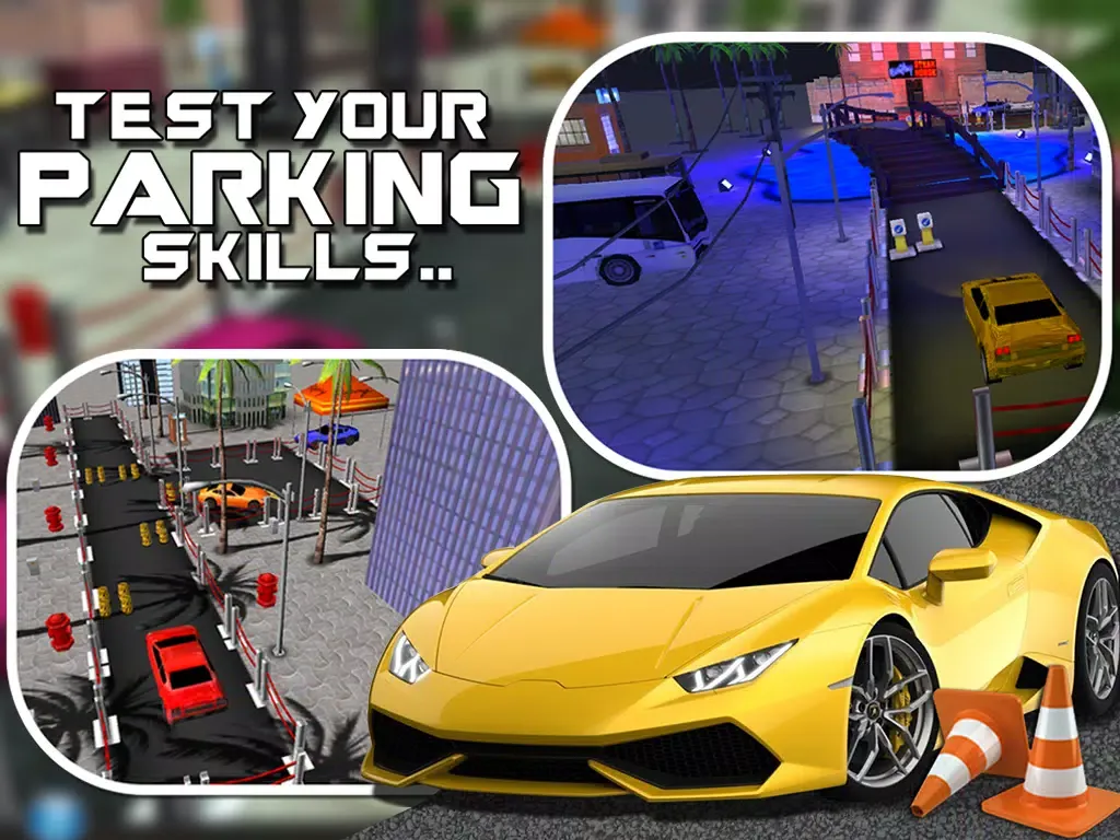 صور ``Car Parking Games Sports Steer Driving Impossible Challenge iPad 