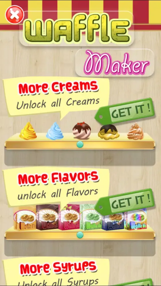 Capturas de pantalla de Awesome Waffle Brunch Food Cooking Breakfast Maker