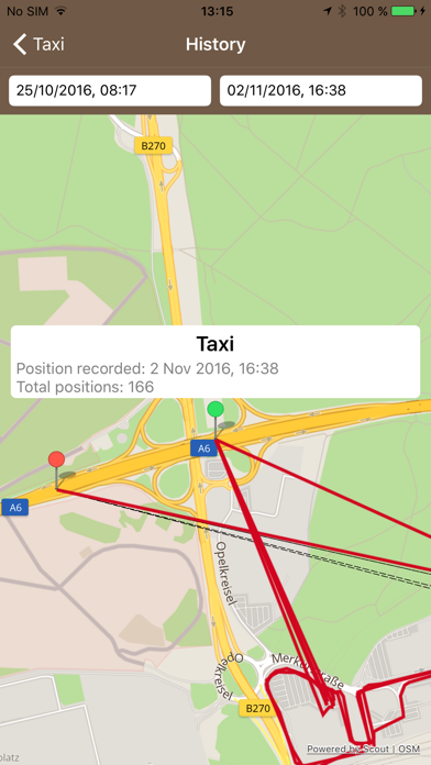 Capturas de pantalla de supra GPS Tracker
