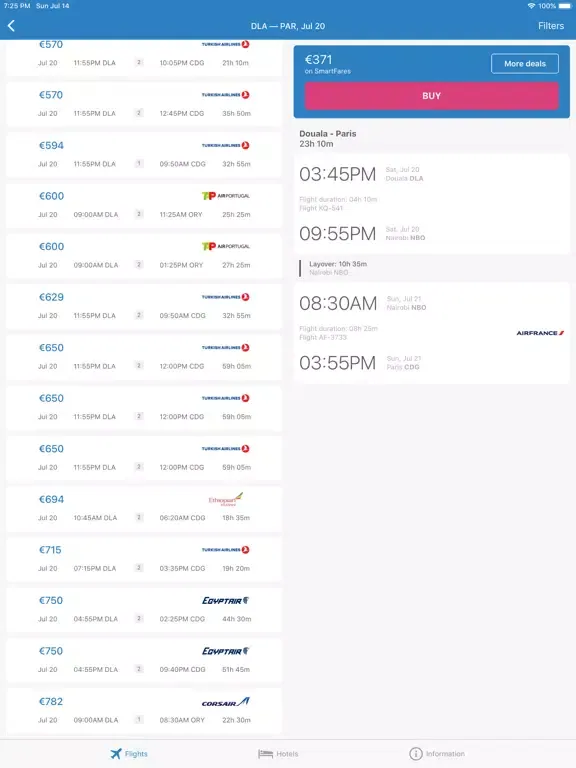 Book Travel Trips iPad  سکرین شاٹس