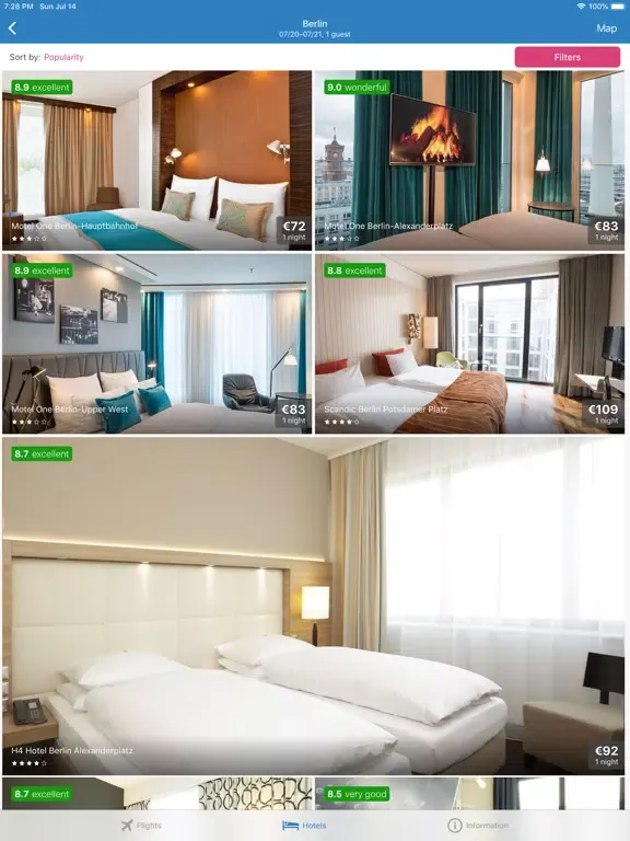 Book Travel Trips iPad  سکرین شاٹس