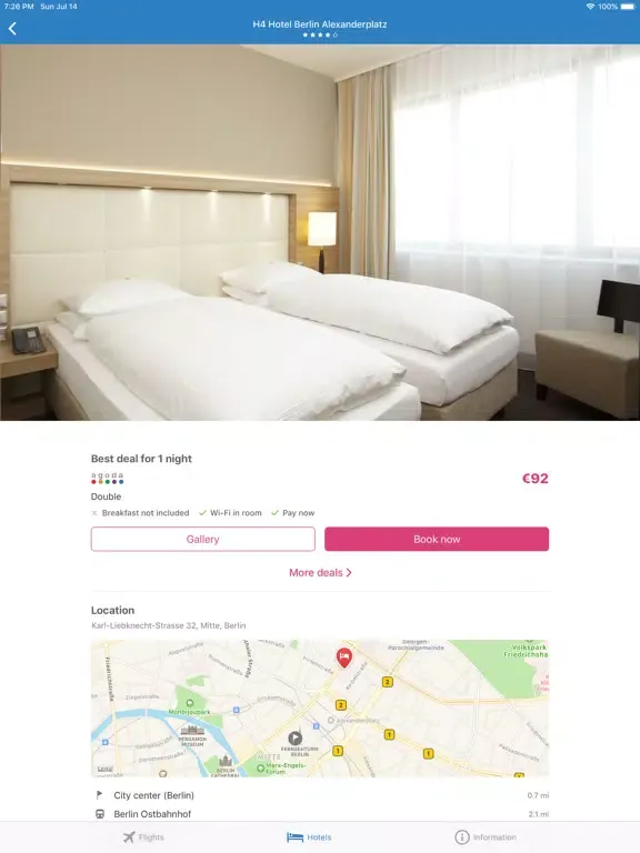 Book Travel Trips iPad  سکرین شاٹس