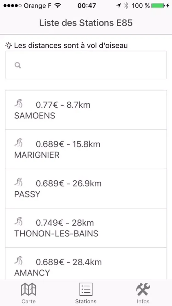 Tangkapan layar E85 France