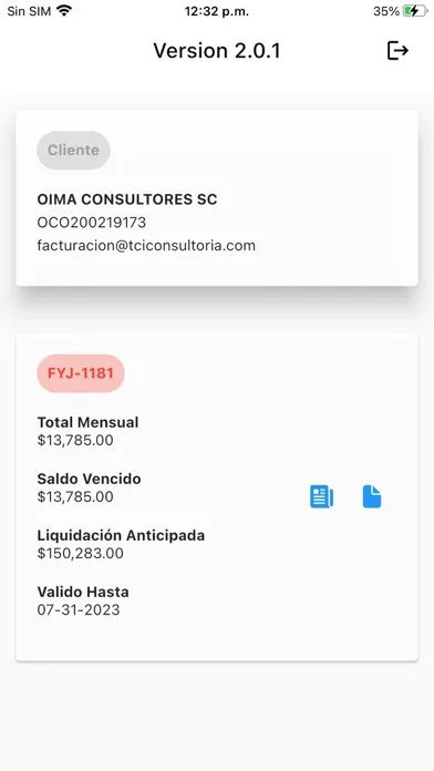 TCI Arrendamex سکرین شاٹس