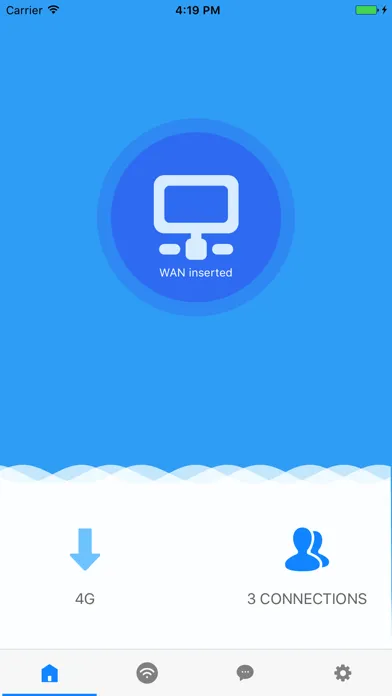 Tangkapan layar Alcatel WiFi Link